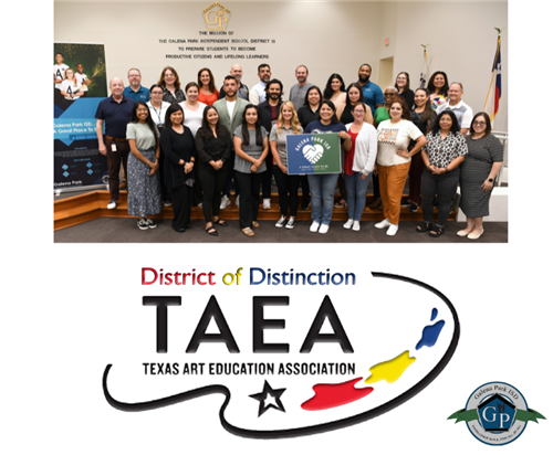 And Now a TAEA District of Distinction!